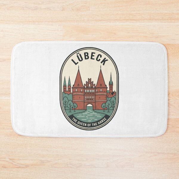Item preview, Lübeck Germany Holstentor Vintage Travel Emblem designed and sold by k3rstman1.