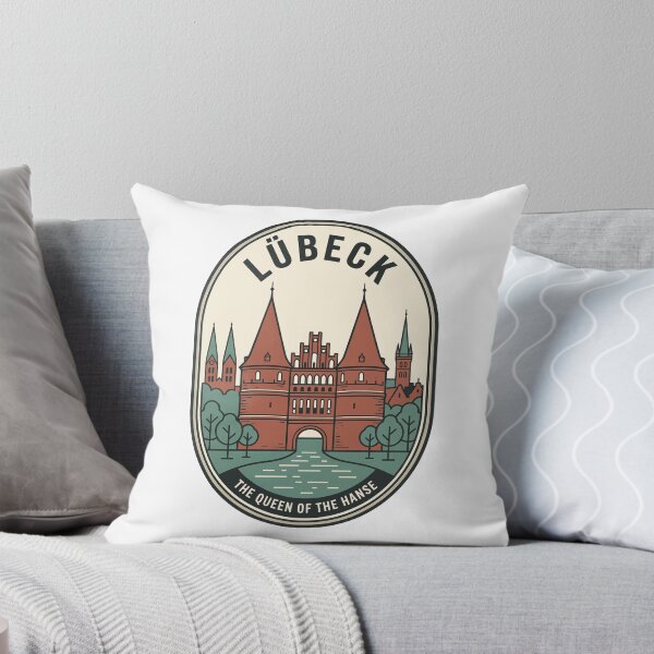Item preview, Lübeck Germany Holstentor Vintage Travel Emblem designed and sold by k3rstman1.