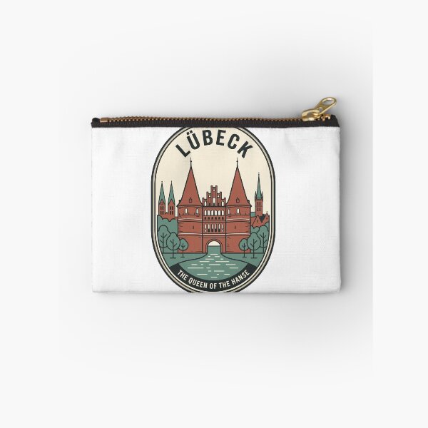 Item preview, Lübeck Germany Holstentor Vintage Travel Emblem designed and sold by k3rstman1.