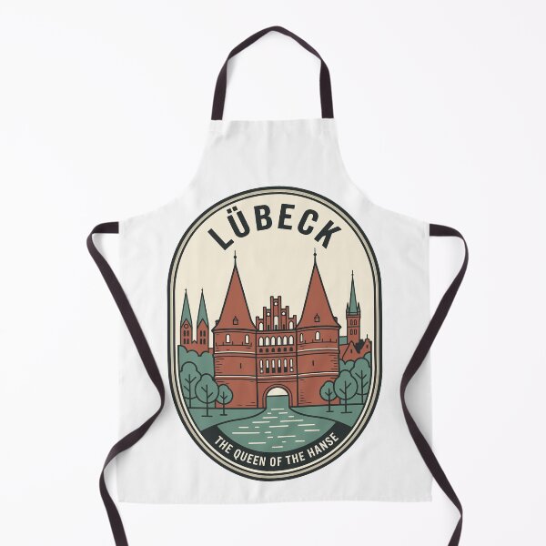Item preview, Lübeck Germany Holstentor Vintage Travel Emblem designed and sold by k3rstman1.