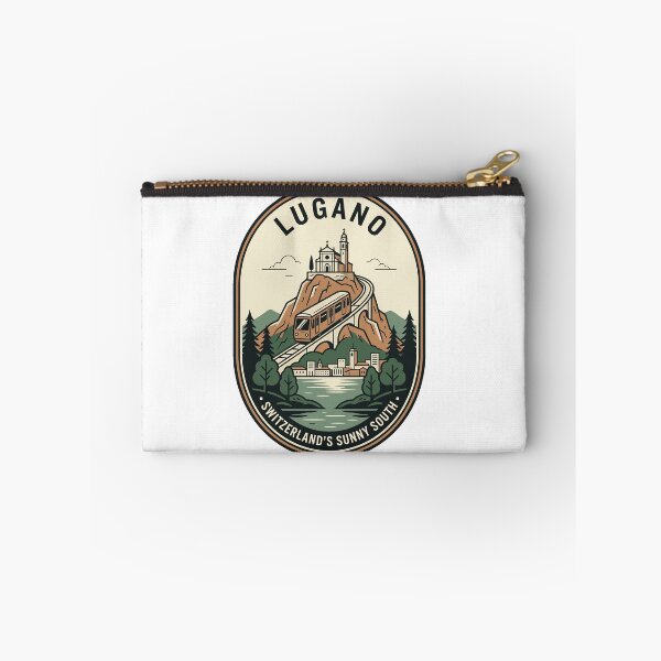 Item preview, Vintage Lugano Switzerland Mountain Funicular Lake Badge designed and sold by k3rstman1.