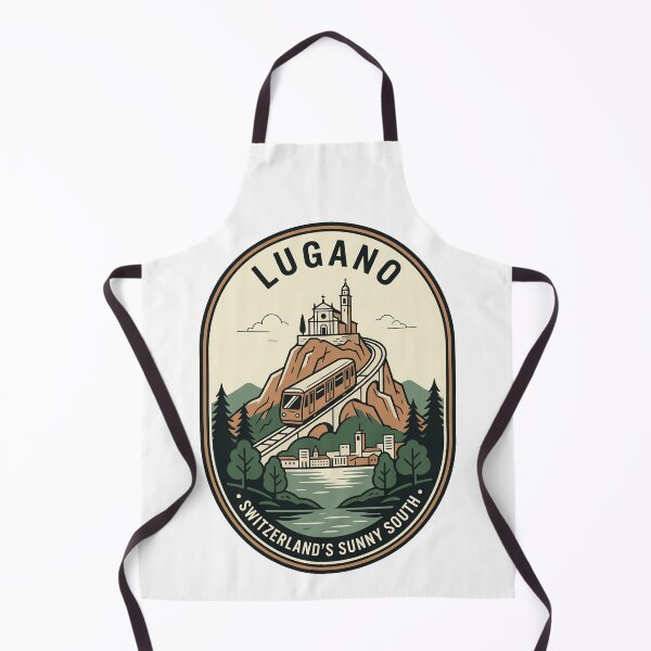 Item preview, Vintage Lugano Switzerland Mountain Funicular Lake Badge designed and sold by k3rstman1.