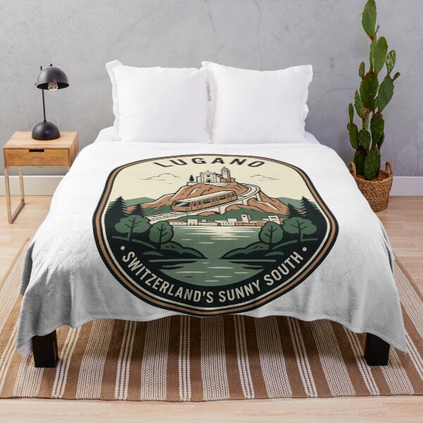 Item preview, Vintage Lugano Switzerland Mountain Funicular Lake Badge designed and sold by k3rstman1.