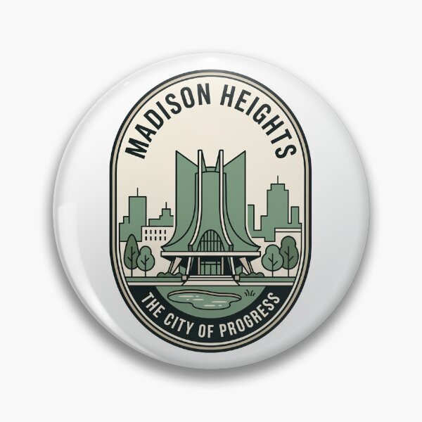 Item preview, Madison Heights Michigan City of Progress Vintage Emblem designed and sold by k3rstman1.
