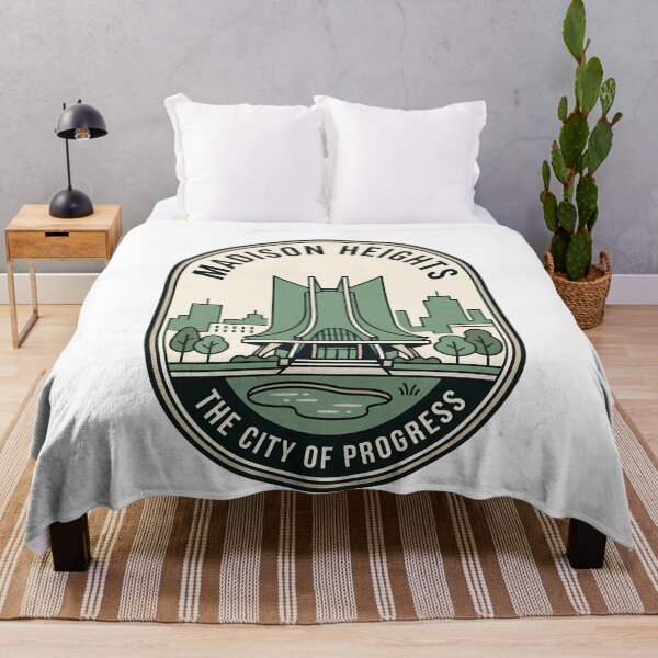 Item preview, Madison Heights Michigan City of Progress Vintage Emblem designed and sold by k3rstman1.