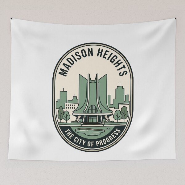 Item preview, Madison Heights Michigan City of Progress Vintage Emblem designed and sold by k3rstman1.