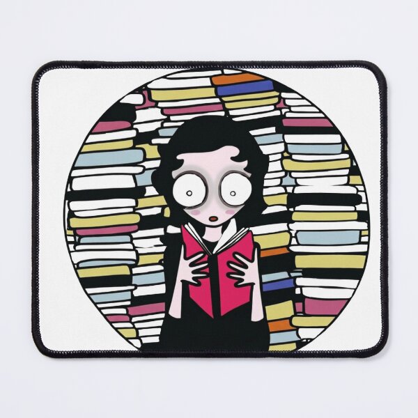 Item preview, Girl with Books - Original Illustration designed and sold by LalaPache.