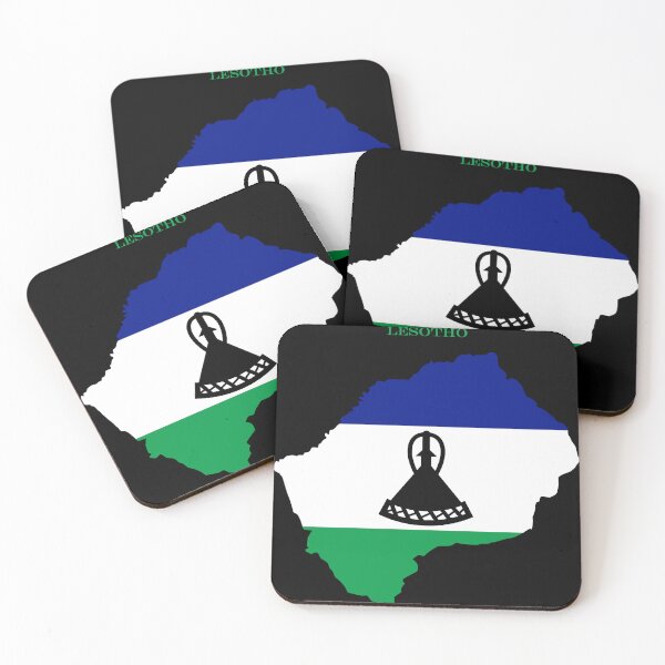 Item preview, Lesotho Map Flag Silhouette Africa Travel Pride Gift designed and sold by NTGUILTY.