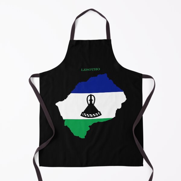 Item preview, Lesotho Map Flag Silhouette Africa Travel Pride Gift designed and sold by NTGUILTY.
