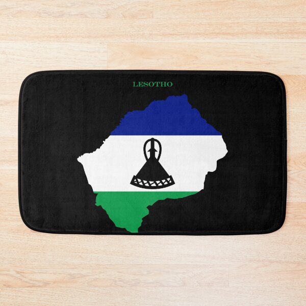 Item preview, Lesotho Map Flag Silhouette Africa Travel Pride Gift designed and sold by NTGUILTY.