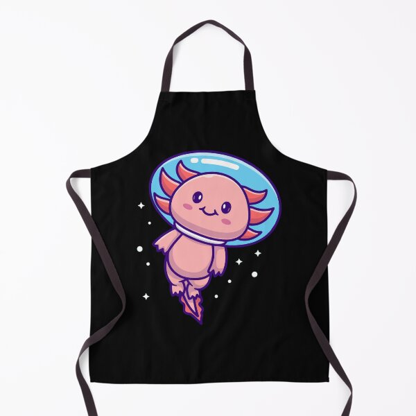 Item preview, Cute Axolotl Astronaut Floating In Space Cartoon designed and sold by mseymo.