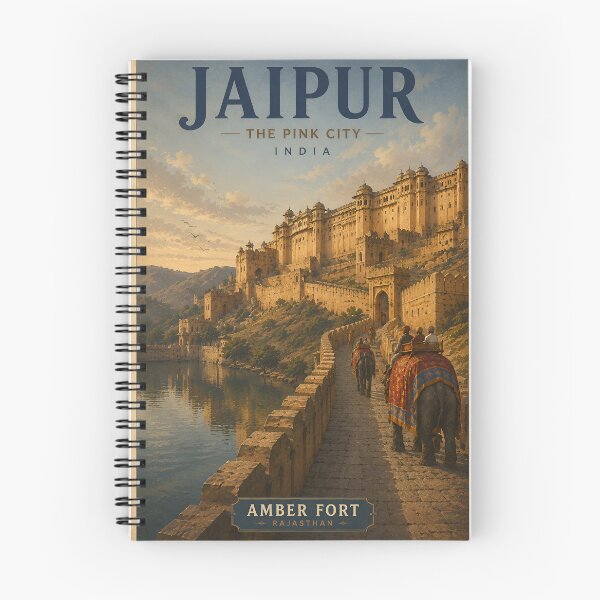 Item preview, Amber Fort at Golden Hour designed and sold by RajRang.