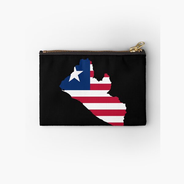 Item preview, Liberia Map Flag Silhouette Africa Travel Pride Gift designed and sold by NTGUILTY.