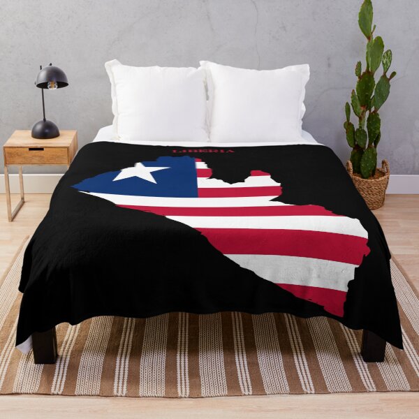 Item preview, Liberia Map Flag Silhouette Africa Travel Pride Gift designed and sold by NTGUILTY.