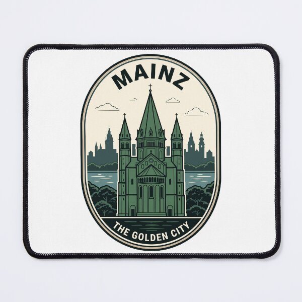 Item preview, Vintage Mainz Germany Golden City Cathedral Badge designed and sold by k3rstman1.