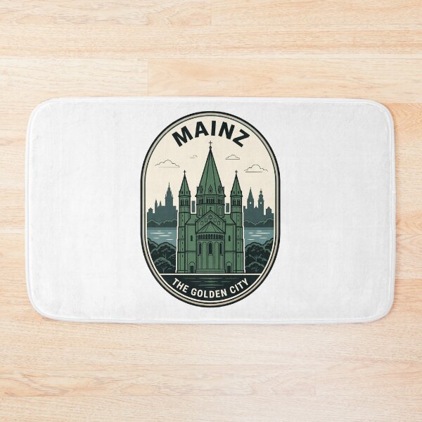 Item preview, Vintage Mainz Germany Golden City Cathedral Badge designed and sold by k3rstman1.