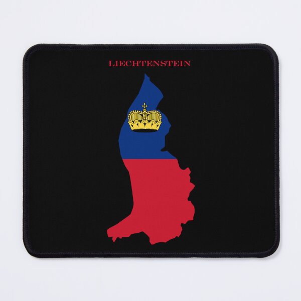 Item preview, Liechtenstein Map Flag Silhouette Europe Travel Pride Gift designed and sold by NTGUILTY.