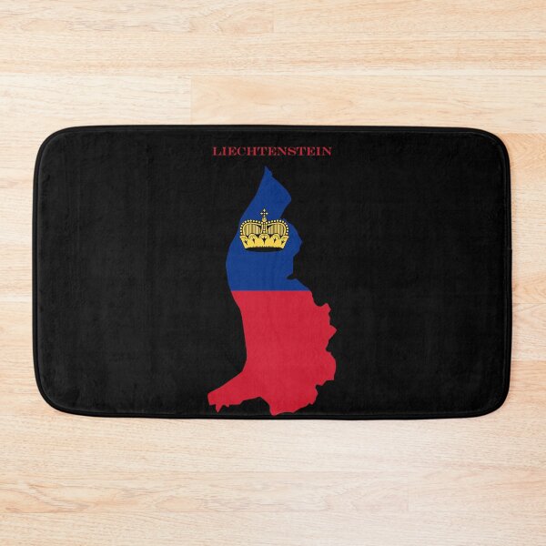 Item preview, Liechtenstein Map Flag Silhouette Europe Travel Pride Gift designed and sold by NTGUILTY.
