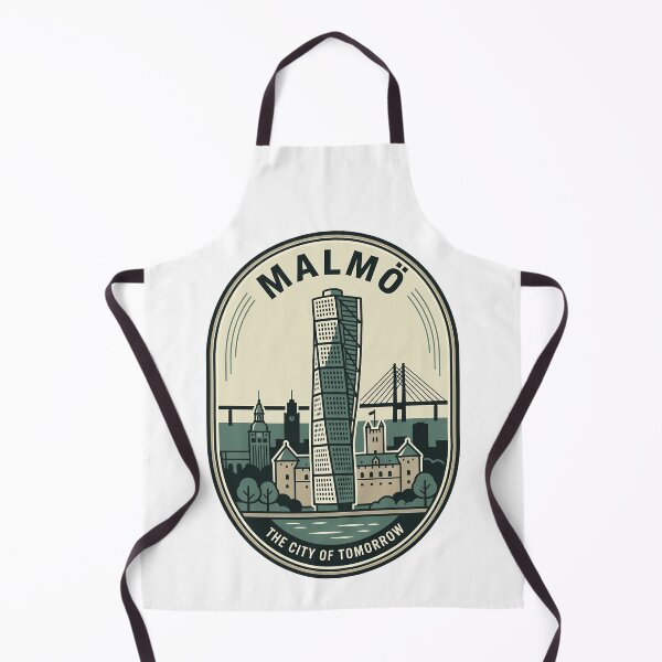 Item preview, Vintage Malmo Sweden Turning Torso Travel Badge designed and sold by k3rstman1.