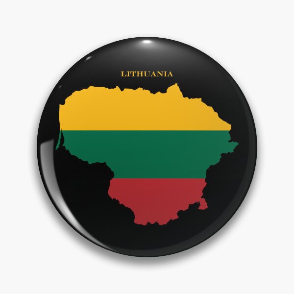 Item preview, Lithuania Map Flag Silhouette Europe Travel Pride Gift designed and sold by NTGUILTY.