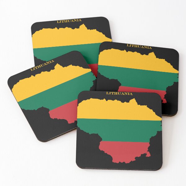 Item preview, Lithuania Map Flag Silhouette Europe Travel Pride Gift designed and sold by NTGUILTY.