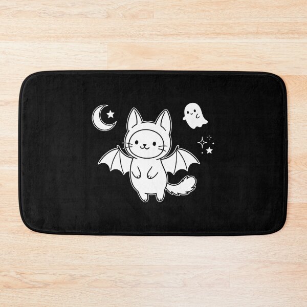 Item preview, Mystical Vampire Bat Cat Minimalist Celestial Art designed and sold by WhiteInkMini.