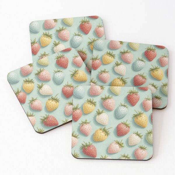 Item preview, Colorful Strawberry Garden Pattern designed and sold by Lizetteh.