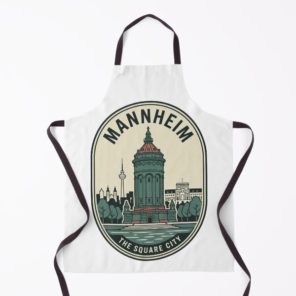 Item preview, Vintage Mannheim Water Tower Germany Travel Badge designed and sold by k3rstman1.
