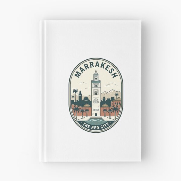 Item preview, Vintage Marrakesh Morocco Red City Travel Badge designed and sold by k3rstman1.