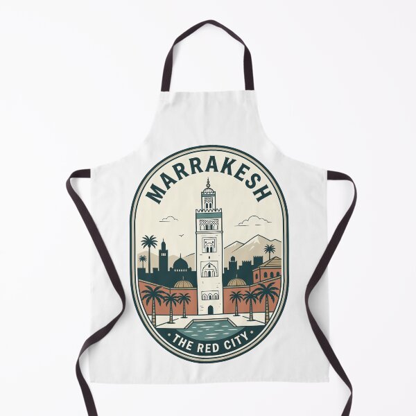 Item preview, Vintage Marrakesh Morocco Red City Travel Badge designed and sold by k3rstman1.