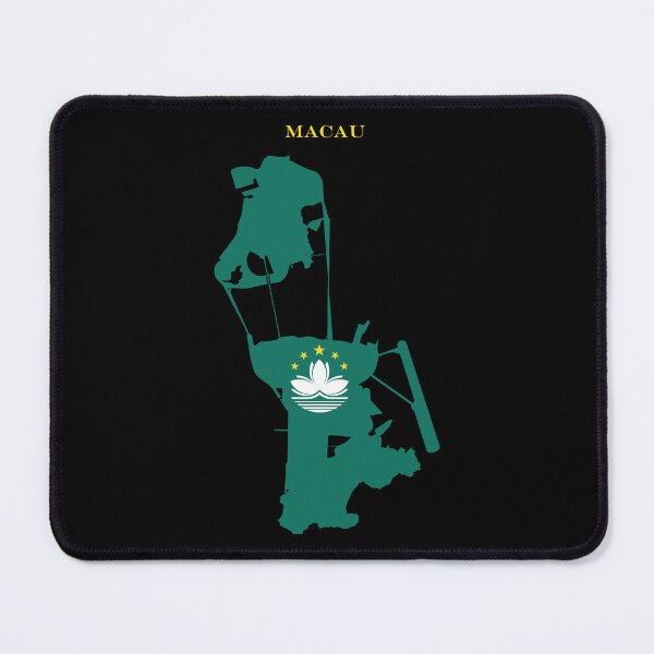 Item preview, Macau Map Flag Silhouette Asia Travel Pride Gift designed and sold by NTGUILTY.