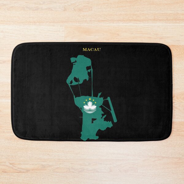 Item preview, Macau Map Flag Silhouette Asia Travel Pride Gift designed and sold by NTGUILTY.