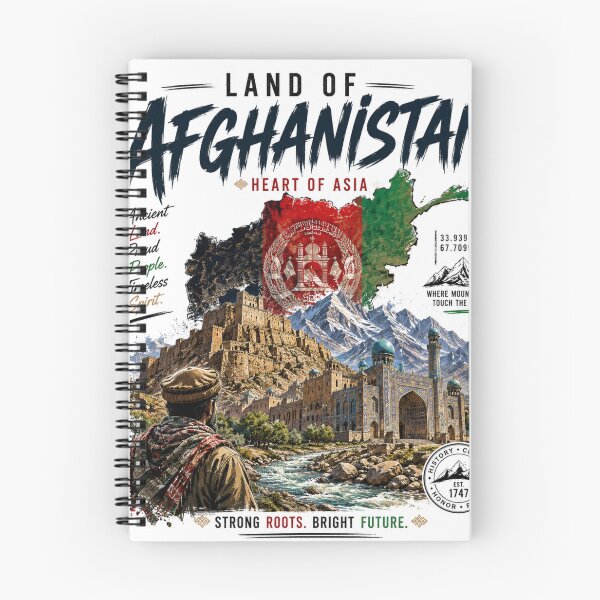 Item preview, Afghanistan – Heart of Asia Vintage Travel  designed and sold by Countries&Cities Shop.
