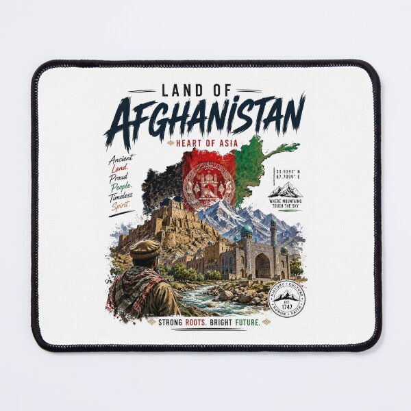 Item preview, Afghanistan – Heart of Asia Vintage Travel designed and sold by Countries&Cities Shop.
