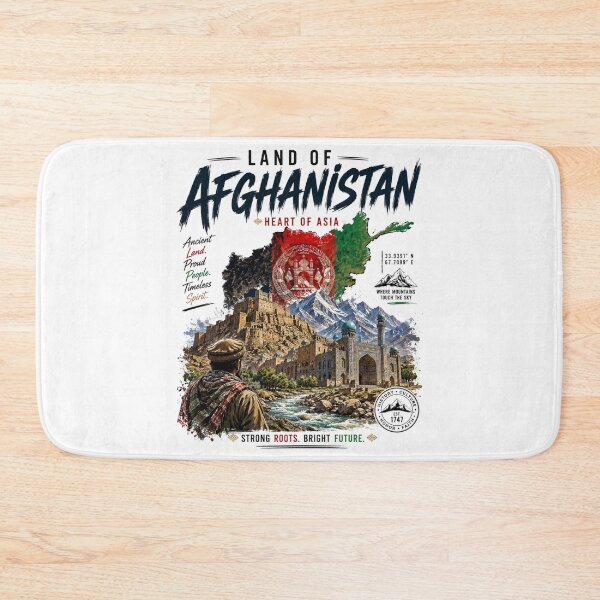 Item preview, Afghanistan – Heart of Asia Vintage Travel designed and sold by Countries&Cities Shop.