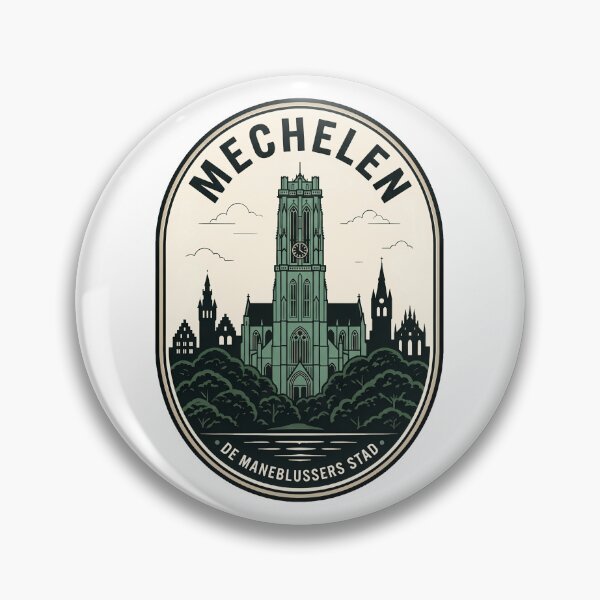 Item preview, Mechelen Belgium Vintage St Rumbold Cathedral Badge designed and sold by k3rstman1.