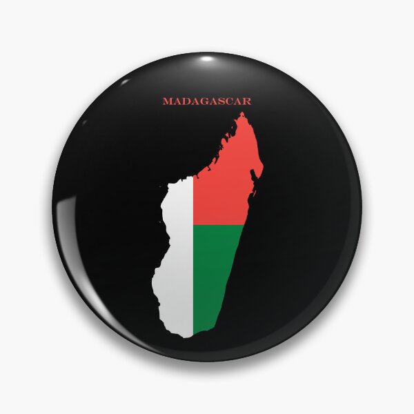 Item preview, Madagascar Map Flag Silhouette Africa Travel Pride Gift designed and sold by NTGUILTY.