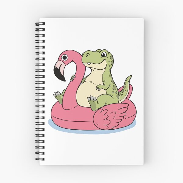 Item preview, Fat t-rex On A Flamingo Floatie designed and sold by abstractsmile.