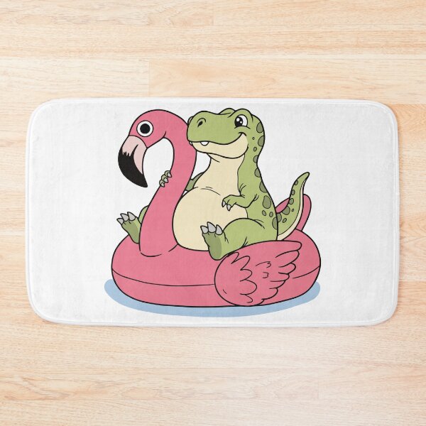 Item preview, Fat t-rex On A Flamingo Floatie designed and sold by abstractsmile.