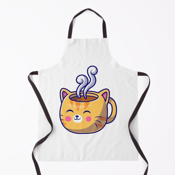 Item preview, Cute Cat Coffee Mug With Hot Steaming Drink designed and sold by mseymo.