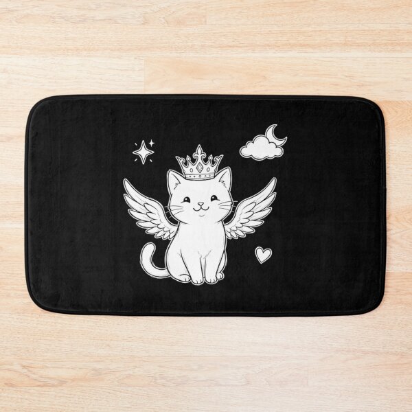 Item preview, Celestial Angel Cat Princess Crown Winged Feline designed and sold by WhiteInkMini.