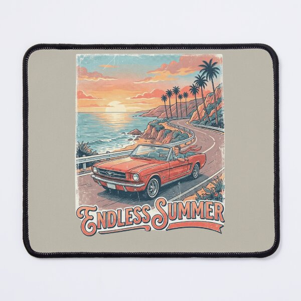 Item preview, Endless Summer Vintage Coastal Road Trip Retro designed and sold by designerr23 ⭐⭐⭐⭐⭐.
