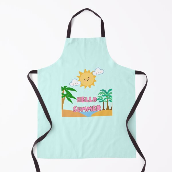Item preview, Hello Summer Cute Kawaii Beach Sun Palm Tree Gift designed and sold by designcolossal.