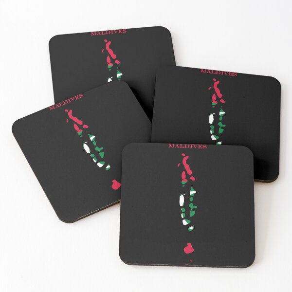 Item preview, Maldives Map Flag Silhouette Asia Travel Pride Gift designed and sold by NTGUILTY.