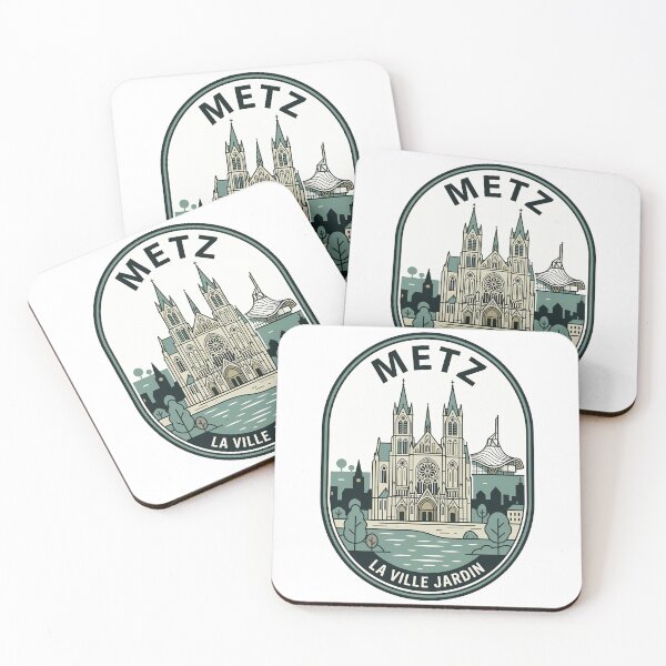 Item preview, Metz France City Skyline Saint Etienne Cathedral Badge designed and sold by k3rstman1.