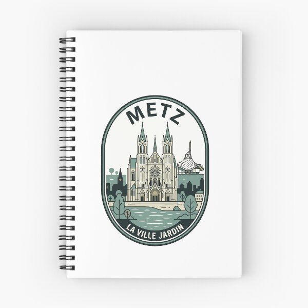 Item preview, Metz France City Skyline Saint Etienne Cathedral Badge designed and sold by k3rstman1.