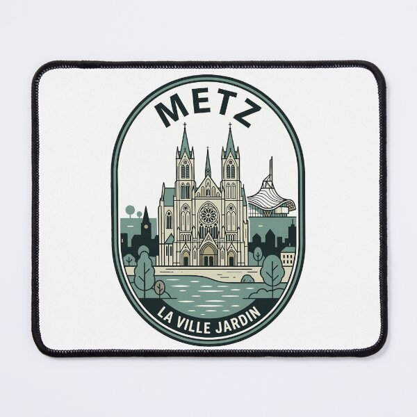Item preview, Metz France City Skyline Saint Etienne Cathedral Badge designed and sold by k3rstman1.