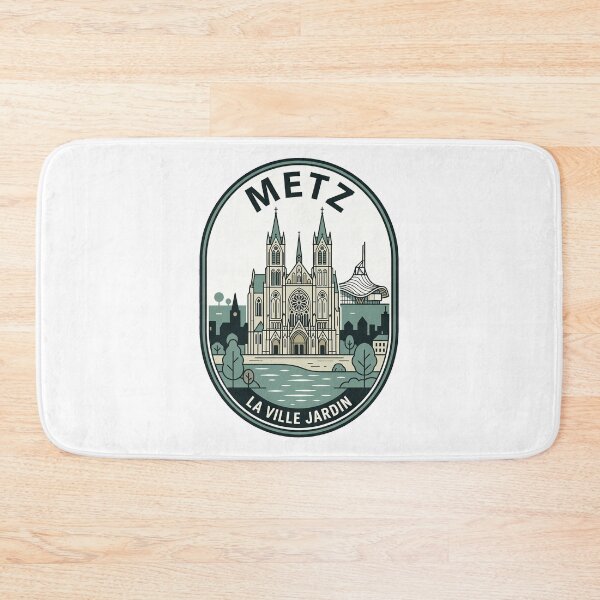 Item preview, Metz France City Skyline Saint Etienne Cathedral Badge designed and sold by k3rstman1.