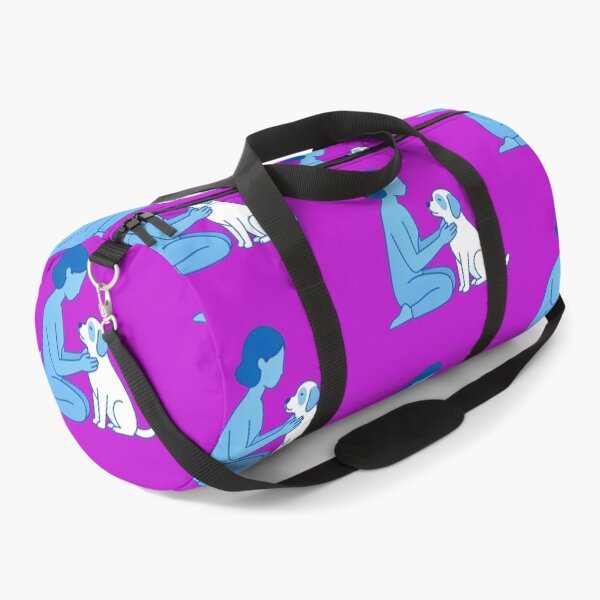 Item preview, Minimalist Woman and Dog Illustration – Heartwarming Pet Lover Line Art Design designed and sold by zohocreations.