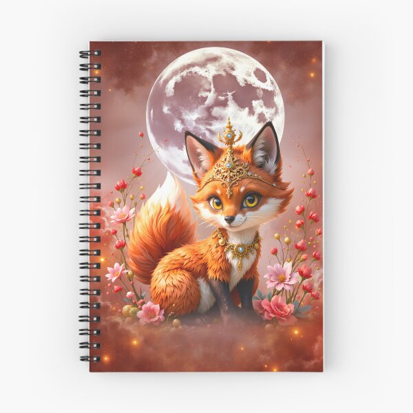 Item preview, Moonlit Ember Fox – Celestial Fantasy Guardian designed and sold by nicky2342.